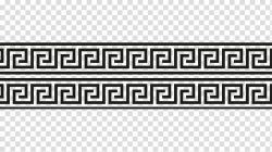 Black and blue illustration, Ancient Greece Meander Ornament ...