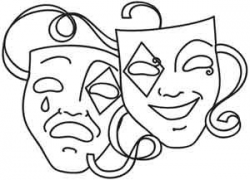 greek-tragedy-mask-clipart-20 - Evolution Theatre