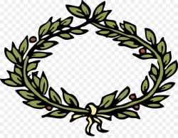 Laurel Wreath Crown Olive Wreath Clip Ar #154183 - PNG ...