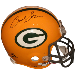 Bart Starr Autographed Green Bay Packers Deluxe Full-Size Replica Helmet