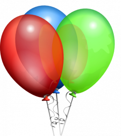 Party Helium Balloons Clip Art at Clker.com - vector clip art online ...
