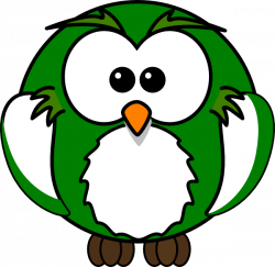 Green Owl Clip Art at Clker.com - vector clip art online, royalty ...