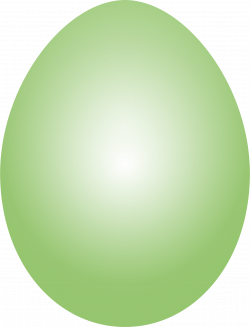 Clipart - Lime Green Easter Egg