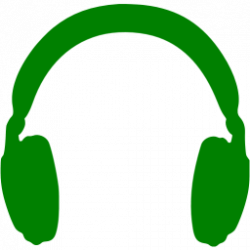 Green headphones 2 icon - Free green headphones icons