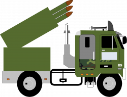 Clipart - missile truck v4