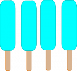 4 Light Blue Single Popsicle Clip Art at Clker.com - vector clip art ...