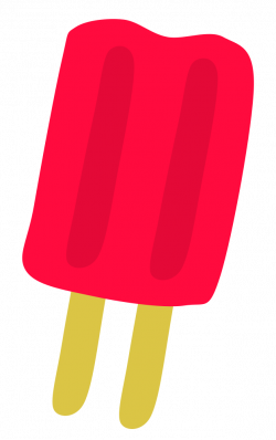 OnlineLabels Clip Art - Red Popsicle