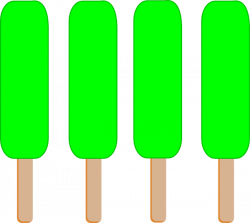 4 Green Single Popsicle Clip Art at Clker.com - vector clip art ...