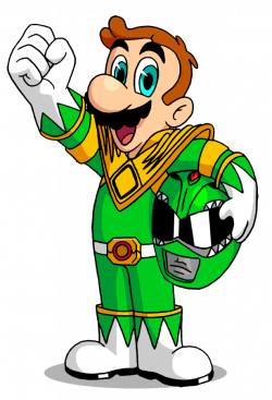 Luigi (SMMM Green Ranger) by AlanArtAlvin on DeviantArt