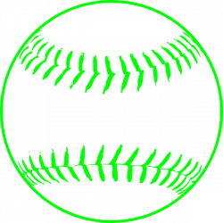 Green Softball Clip Art at Clker.com - vector clip art online ...
