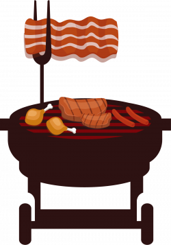 Barbecue grill Barbacoa Churrasco Beefsteak Illustration - Self ...