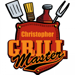 Pocket Grill Master Personalized Tile Coaster by pinkinkart