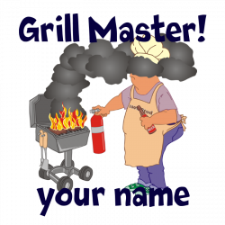 Personalized Grill Master Apron by sunnydaysdesign