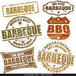 BBQ Party Clip Art | Bbq Grill Clipart Free Barbeque stamps ...