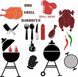 Barbecue grill vector free vector download (97 Free vector ...