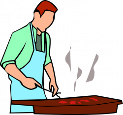 Grill Man Cliparts#4874293 - Shop of Clipart Library