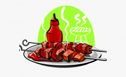 Kebab Clipart Grilled Beef - Grilled Meat Greek Clipart ...