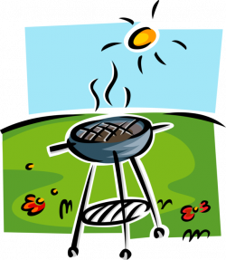 Barbeque or BBQ Grill - Vector Image