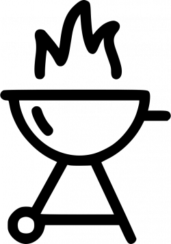 Grill Fire Charcoal Barbecue Bbq Svg Png Icon Free Download (#483260 ...