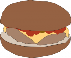 Hamburger | Free Stock Photo | Illustration of a hamburger | # 14235