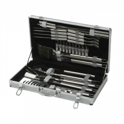 Buy Lifestyle 30 Piece Stainless Steel BBQ Toolkit with Case, LFS-157