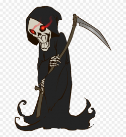 Female Clipart Grim Reaper - Halloween Grim Reaper Cartoon ...