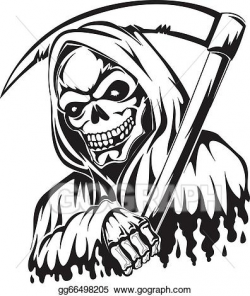 Grim Reaper Clip Art - Royalty Free - GoGraph
