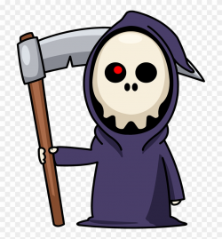Clip Art Library Cliparts - Halloween Grim Reaper Cartoon ...