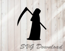 Grim Reaper Death SVG Instant Download / Vinyl & Craft Cutting File, Die  Cut, Template, Clip Art Digital Download