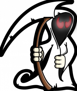 Grim Reaper Clip Art Black And White N3 free image
