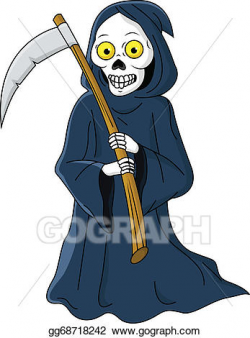 Vector Art - Grim reaper. Clipart Drawing gg68718242 - GoGraph