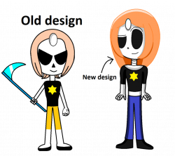 The old and new designs of Crystal Reaper by Puccalover345 on DeviantArt