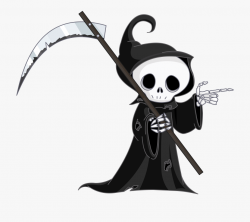 Halloween Grim Reaper Clipart - Grim Reaper Transparent ...