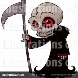 Grim Reaper Clipart #1087217 - Illustration by John Schwegel