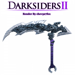 Darksiders 2 Death's Chaos Fang Scythe Render by chev327fox ...