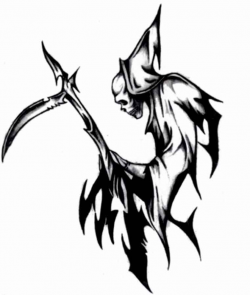 tribal grim reaper | Grim Reaper Tribal - ClipArt Best ...