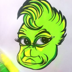 Baby grinch | Drawing ideas | Grinch drawing, Drawings, Baby ...