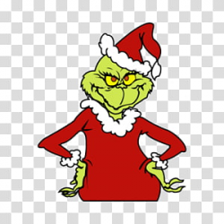 How the Grinch Stole Christmas Cutouts icons, - transparent ...