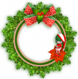 christmas transparent png borders and frames | Round Transparent ...