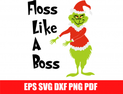 Grinch Floss Like a Boss Svg File, GrinClipart, Grinchmas Svg, Christmas  FIles, Christmas Svg, Christmas Clipart, Instant Download