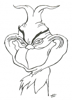Free Grinch Clipart Black And White, Download Free Clip Art ...