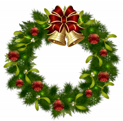 28+ Collection of Wreath Clip Art Christmas | High quality, free ...