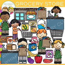 Kids Grocery Store Clip Art , Images & Illustrations | Whimsy Clips