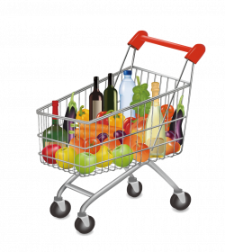 Supermarket Grocery store Shopping cart - Supermarket Shopping Cart ...