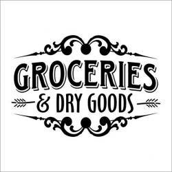 Amazon.com: Groceries & Dry Goods Wall Decal - Pantry ...