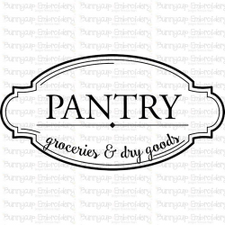 Farmhouse Pantry Groceries And Dry Goods - SVG, Clipart