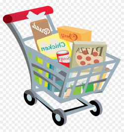 Full Grocery Cart Clipart Shopping Cart - Transparent ...