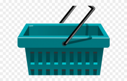 Basket Clipart Bascket - Clipart Grocery Cart - Png Download ...