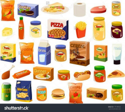 Clipart grocery items - Clip Art Library