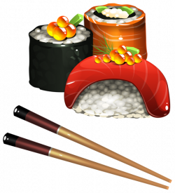 Sushi Set PNG Clipart Image | еда, блюда | Pinterest | Sushi set and ...